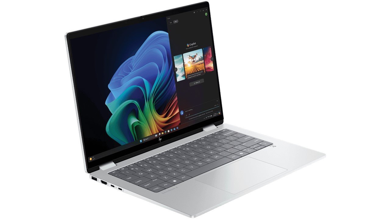 HP OmniBook X Flip 35.6 cm (14) 14-fm0099TU Next Gen AI PC, Silver